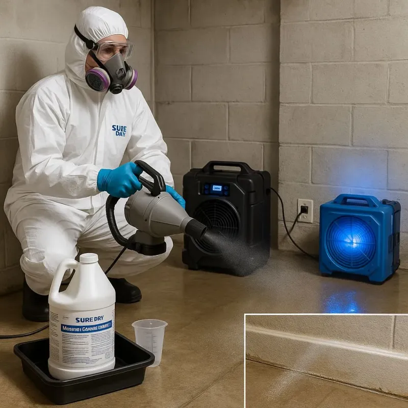 Sanitization and Odor Removal process in Elizabeth, CO